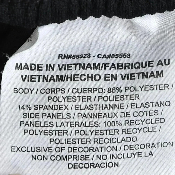 Nike Running Pants Dri-Fit Wide Leg Straight Black Athletic Size XXL - Picture 9 of 12